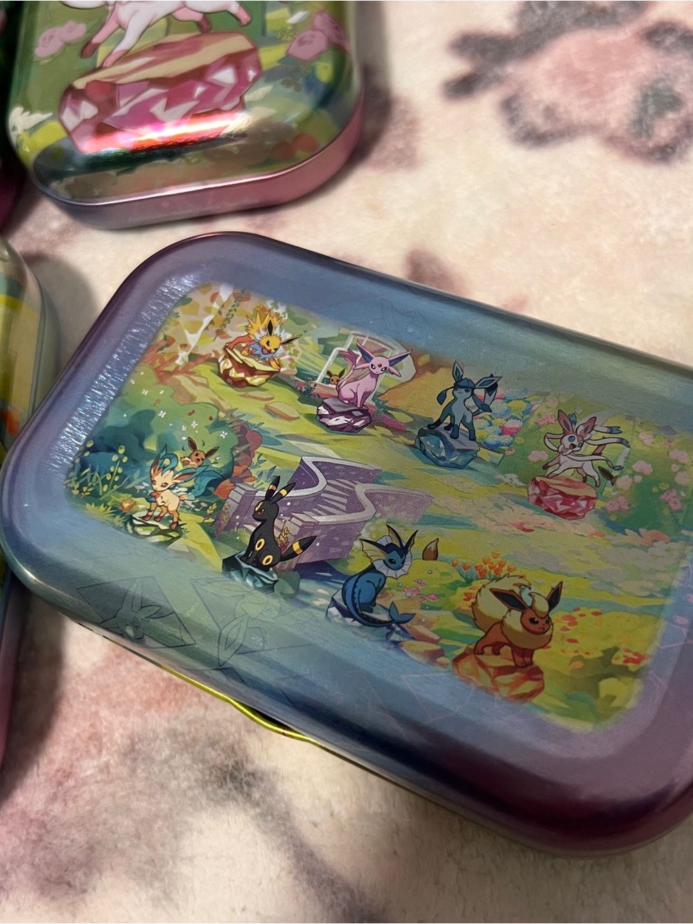 LIKE NEW Empty Pokemon Collectible Tin Set - Picture 4 of 4